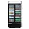 Maxx Cold Double Glass Door Narrow Width Merchandise Refrigerator, Swing Style Door, 39.5 in.W, 36 cu. ft., Black MXM2-36RBHC - alternate 6